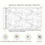 1pc Glossy Marble Waterproof Wall & Table Stickers - Heat & Oil Resistant, Self-Adhesive, Perfect For Upgrading Kitchen Cabinets, Bathroom Walls, Countertops, And Furniture. Peel & Stick Design For Quick, DIY-Friendly Home Decor!
