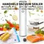 Machine à Souffler Vide Portative USB Type-C Câble de Charge Sans Fil 2-en-1 Séparateur de Vide et de Souffler Vide avec Sacs de Souffler pour le Stockage et la Conservation des Aliments Machine à Souffler Vide Portative USB Type-C Câble de Charge Sans Fil 2-en-1 Séparateur de Vide et de Souffler Vide avec Sacs de Souffler pour le Stockage et la Conservation des Aliments