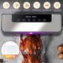 Vacuum Sealer Machine With 30 Free Bags, Compact-Fast Food Bag Sealer Kitchen Gadgets, Dry & Moist Modes, 65KPa Powerful Suction Air Sealing System, Suitable For Home Kitchen Restaurant Food Storage, For Mother'S Day Gifts