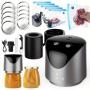 Electric Mason Jar Vacuum Sealer Kit - Upgrade Automatic Vacuum Sealer With External Assembly Vacuum Pump, Mason Jar Vacuum Sealer For Bottle, Vacuum Bag, Wide Mouth And Regular Mouth Mason Jars