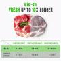 [Automatic Vacuum Sealer] 15pcs Automatic Vacuum Sealing Machine - Compact Food Sealer for Dry and Humid Storage - 1 Bonus Fresh-keeping Bag