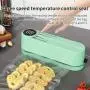 [Automatic Food Sealer] 1pc Automatic Food Sealer - Multi-Functional, Portable Wireless Vacuum Sealer - Compact & Easy-to-Use Design, Long-Term Food Preservation, External Suction & Inflation, Ideal for Kitchen & Outdoor Picnics