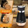 4 Oz Black Salt And Pepper Shakers Set With Holder, Refillable Design For Restaurant, Wedding, Housewarming Gifts, Kitchen Accessories And Decor
