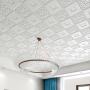 [3D Wall Tile Sticker] 50pcs/100pcs/200pcs 3D Wall Tile Sticker - Foam Self-Adhesive Anti-Collision Wallpaper - Waterproof Moisture-Proof Ceiling Sticker, Easy To Stick And Peel, Easy To Clean And Free Cutting, For Kitchen Living Room Bathroom Corridor