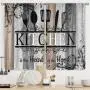2pcs Bohemian Kitchen Curtains - Blackout Privacy Protection for Windows, Abstract Design with 2pcs Bohemian Kitchen Curtains - Blackout Privacy Protection for Windows, Abstract Design with