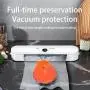 1pc Portable Automatic Vacuum Sealing Machine, 110-130V, American Standard Plug, Food Packaging Machine, Suitable for Automatic Sealing Of Dry And Humid Food, Snacks, Food Sealing Small Freshness Preservation Machine, Ideal Kitchen Organizer And Gift