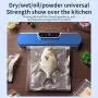 High Suction New LCD Touch Screen Household Food Automatic Vacuum Sealing Machine, Simple Operation