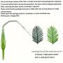 [High-End Giant] Giant Simulation Plants - 2 Bundles, 18 Large Leaves, High-End - Indoor & Outdoor Decoration for Thanksgiving, Weddings, Hotels, Gardens