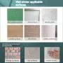 100pcs DIY 3D Wall Sticker Wallpaper Wall Panel with Knife Foam Soft Brick Self Adhesive Waterproof Room Home Living Room Bahtroom Kitchen Bedding Room Decoration