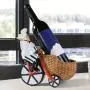 Chic Chef-Themed Bicycle Wine Rack - Resin Art & Craft for Home Bar and Kitchen Decor, Perfect for Room Decor Chic Chef-Themed Bicycle Wine Rack - Resin Art & Craft for Home Bar and Kitchen Decor, Perfect for Room Decor