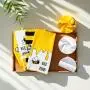 4er Set, Niedliche Bienenwaben Muster Küchenhandtücher, Cartoon Stil Gelbe Putzlappen, Küchen Dekoration Handtuch, Geschenk für Nachbarn, Putzmittel