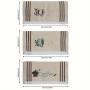 3pcs, Coffee Festival Kitchen Refrigerator Decorative Handle Cover Set Burlap Coffee Home Scene, Kitchen Scene Holiday Celebration Party Fridge Protector Cover Decoration