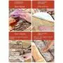 27.5"x16.4' Waterproof Brick & Rock Pattern Wallpaper - Peel & Stick Contact Paper for Living Room, Kitchen, Bedroom Decor, Easy Apply PVC Roll