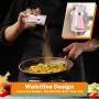 Ensemble de dosettes à sel et poivre rose de 4 oz avec support, décoration et accessoires de cuisine, design rechargeable, articles ménagers mignons pour un cadeau de fête des mères ou d'une maison neuve. Ensemble de dosettes à sel et poivre rose de 4 oz avec support, décoration et accessoires de cuisine, design rechargeable, articles ménagers mignons pour un cadeau de fête des mères ou d'une maison neuve.