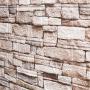 27.5"x16.4' Waterproof Brick & Rock Pattern Wallpaper - Peel & Stick Contact Paper for Living Room, Kitchen, Bedroom Decor, Easy Apply PVC Roll