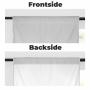 2pcs Bohemian Kitchen Curtains - Blackout Privacy Protection for Windows, Abstract Design with 