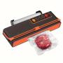 AGASHE Automatic Vacuum Sealer Machine - Home Kitchen Food Preservation, 12.6" Wide Bags, Dry & Wet Modes, with Roll Chute and Cutting Knife