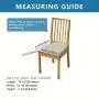 4/6 Stück wasserdichte PU-Stoff-Couchtuch für Dining Chairs – Abnehmbare gepolsterte Sitzkissenhülle für Esszimmer, Hotel, Küche und Wohnraum Dekoration, Oster Dekoration