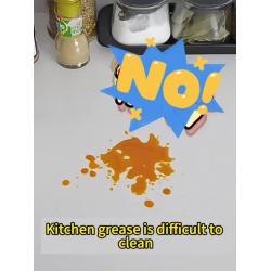 1pc Glossy Marble Waterproof Wall & Table Stickers - Heat & Oil Resistant, Self-Adhesive, Perfect For Upgrading Kitchen Cabinets, Bathroom Walls, Countertops, And Furniture. Peel & Stick Design For Quick, DIY-Friendly Home Decor!