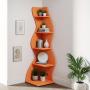 Corner Shelf, Utility Racks Modern 5 - Layer Corner Bookshelf, Fashionable Small Corner Bookshelf Storage Shelf And Plant Stand With Unique Shape, Suitable For Living Rooms And Home Offices (green, 1pc), Standing Shelf