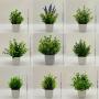 Ensemble de 9 Plantes Artificielles en Pot, Mini Pots Plastiques Blancs pour Décoration, Plantes Vertes Faux pour Maison, Bureau, Salle de Bain, Bibliothèque et Bureau Décoration Intérieure, Décor Printanier Été. Ensemble de 9 Plantes Artificielles en Pot, Mini Pots Plastiques Blancs pour Décoration, Plantes Vertes Faux pour Maison, Bureau, Salle de Bain, Bibliothèque et Bureau Décoration Intérieure, Décor Printanier Été.