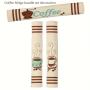 3pcs, Coffee Festival Kitchen Refrigerator Decorative Handle Cover Set Burlap Coffee Home Scene, Kitchen Scene Holiday Celebration Party Fridge Protector Cover Decoration