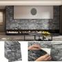 100pcs Ultimate 3D Wall Sticker Panels - DIY Self-Adhesive Foam Brick Wallpaper - Waterproof, Realistic Effect - Ideal For Living Room, Bathroom, Kitchen & Bedroom Decor - Easy Install, Durable