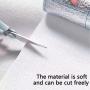 6 Rolls Thick 3D Vinyl Adhesive Wallpaper - Waterproof, Heat Insulating, Easy Peel & Stick for Ceilings and Walls, 110.24