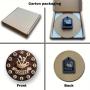 [Timeless Wood Disc Wall Clock] Room Decor 1pc 3D Coffee Cup Design Silent Wall Clock, Fiberboard Round Timeless Wood Disc, Stylish Kitchen Decor for Coffee Lovers, Relaxing Mornings, AA Battery Operated (Not Included)