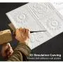 50PCS 3D Waterproof Self-Adhesive White Flower Wallpaper Wall Stickers for Living Room, Kitchen and Bedroom, Moisture-Proof Wall Home Decoration 50PCS 3D Waterproof Self-Adhesive White Flower Wallpaper Wall Stickers for Living Room, Kitchen and Bedroom, Moisture-Proof Wall Home Decoration