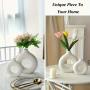 Stylish Round Hollowed-Out Plastic Vase - Perfect for Home & Living Room Decor, Ideal for Filling with Fine Sand