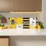 4er Set, Niedliche Bienenwaben Muster Küchenhandtücher, Cartoon Stil Gelbe Putzlappen, Küchen Dekoration Handtuch, Geschenk für Nachbarn, Putzmittel