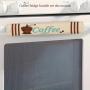 3pcs, Coffee Festival Kitchen Refrigerator Decorative Handle Cover Set Burlap Coffee Home Scene, Kitchen Scene Holiday Celebration Party Fridge Protector Cover Decoration