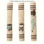 3pcs, Coffee Festival Kitchen Refrigerator Decorative Handle Cover Set Burlap Coffee Home Scene, Kitchen Scene Holiday Celebration Party Fridge Protector Cover Decoration