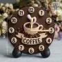 Horloge Murale en Bois Éternel – Design Tasse à Café 3D, Décoration Murale en Bois Rond, Style Cuisine pour les Amoureux du Café, Matin Relaxant, Fonctionne au Mouvement (Non Inclus) Horloge Murale en Bois Éternel – Design Tasse à Café 3D, Décoration Murale en Bois Rond, Style Cuisine pour les Amoureux du Café, Matin Relaxant, Fonctionne au Mouvement (Non Inclus)