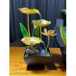 Small Indoor Fountain Automatic Circulation Humidifier Desktop Decoration for Living Room and Bedroom Relaxation Crafts