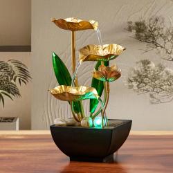 Small Indoor Fountain Automatic Circulation Humidifier Desktop Decoration for Living Room and Bedroom Relaxation Crafts