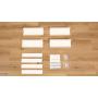 [Floating Shelves Decor] 4pcs Floating Shelves - Wall Mounted Decorative Shelves - Plastic Picture Ledge Display in 4 Colors for Living Room, Bedroom, Bathroom, Kitchen, Home Office, Laundry Room, Christmas, Halloween