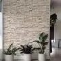 27.5"x16.4' Waterproof Brick & Rock Pattern Wallpaper - Peel & Stick Contact Paper for Living Room, Kitchen, Bedroom Decor, Easy Apply PVC Roll