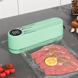 1pc Multi-functional Automatic Food Sealer, Portable Wireless Vacuum Sealer With Snack Bag Sealing, External Suction & Inflation, Long-Term Food Preservation, Compact & Easy-to-Use Design, Ideal For Kitchen & Outdoor Picnics, Without Battery