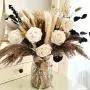 Bouquet de fleurs artificielles 67pcs - Composition de roses pour la décoration intérieure, mariage, cadeau de Saint-Valentin, décoration d'Halloween, Noël, Thanksgiving Bouquet de fleurs artificielles 67pcs - Composition de roses pour la décoration intérieure, mariage, cadeau de Saint-Valentin, décoration d'Halloween, Noël, Thanksgiving