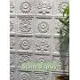 50PCS 3D Waterproof Self-Adhesive White Flower Wallpaper Wall Stickers for Living Room, Kitchen and Bedroom, Moisture-Proof Wall Home Decoration 50PCS 3D Waterproof Self-Adhesive White Flower Wallpaper Wall Stickers for Living Room, Kitchen and Bedroom, Moisture-Proof Wall Home Decoration