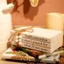 3pcs Trusted Open Wooden Decorative White Books - Rustic Farmhouse Book Stack, Faux Books for Coffee Table Shelves with Wood Bead Tassels - For Modern Home Decor - Perfect Gift for Housewarming & Birthday