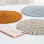 One set of 4pcs 7-inch heat-resistant mats | durable kitchen hot pads and pot pads | protect countertops and table mats | basic home and farmhouse decoration