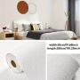 6 Rolls Thick 3D Vinyl Adhesive Wallpaper - Waterproof, Heat Insulating, Easy Peel & Stick for Ceilings and Walls, 110.24