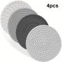 One set of 4pcs 7-inch heat-resistant mats | durable kitchen hot pads and pot pads | protect countertops and table mats | basic home and farmhouse decoration
