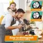 4 Oz Schwarzes Salz- und Pfefferstreuhalter Set mit Griff, wiederbefüllbar – ideal für Restaurants, Hochzeiten, Wohngeschenke, Küchenaccessoires und Dekoration.