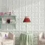 50PCS 3D Waterproof Self-Adhesive White Flower Wallpaper Wall Stickers for Living Room, Kitchen and Bedroom, Moisture-Proof Wall Home Decoration 50PCS 3D Waterproof Self-Adhesive White Flower Wallpaper Wall Stickers for Living Room, Kitchen and Bedroom, Moisture-Proof Wall Home Decoration