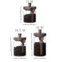 [Glass Storage Jars] 3pcs Glass Storage Jars With Spoons - Coffee, Candy, Biscuit, Tea, Snack, Seasoning, Salt, Pepper Jars