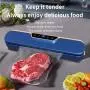 High Suction New LCD Touch Screen Household Food Automatic Vacuum Sealing Machine, Simple Operation